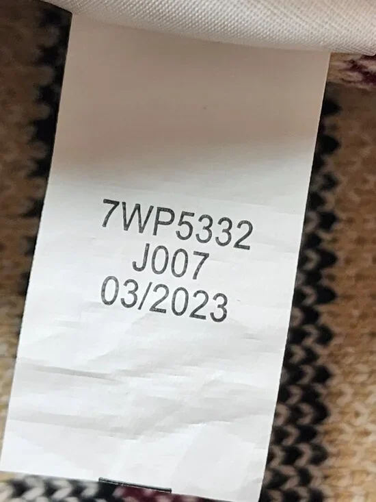 Lucky Brand Aztec Knit Shawl Collar Open Cardigan Sweater Medium M Cotton Blend - Picture 12 of 13